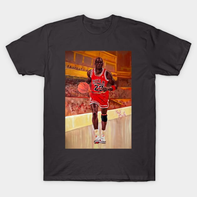 Michael Jordan T-Shirt by Neil Feigeles